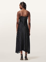 AllSaints Black Leona Dress - Image 5 of 6