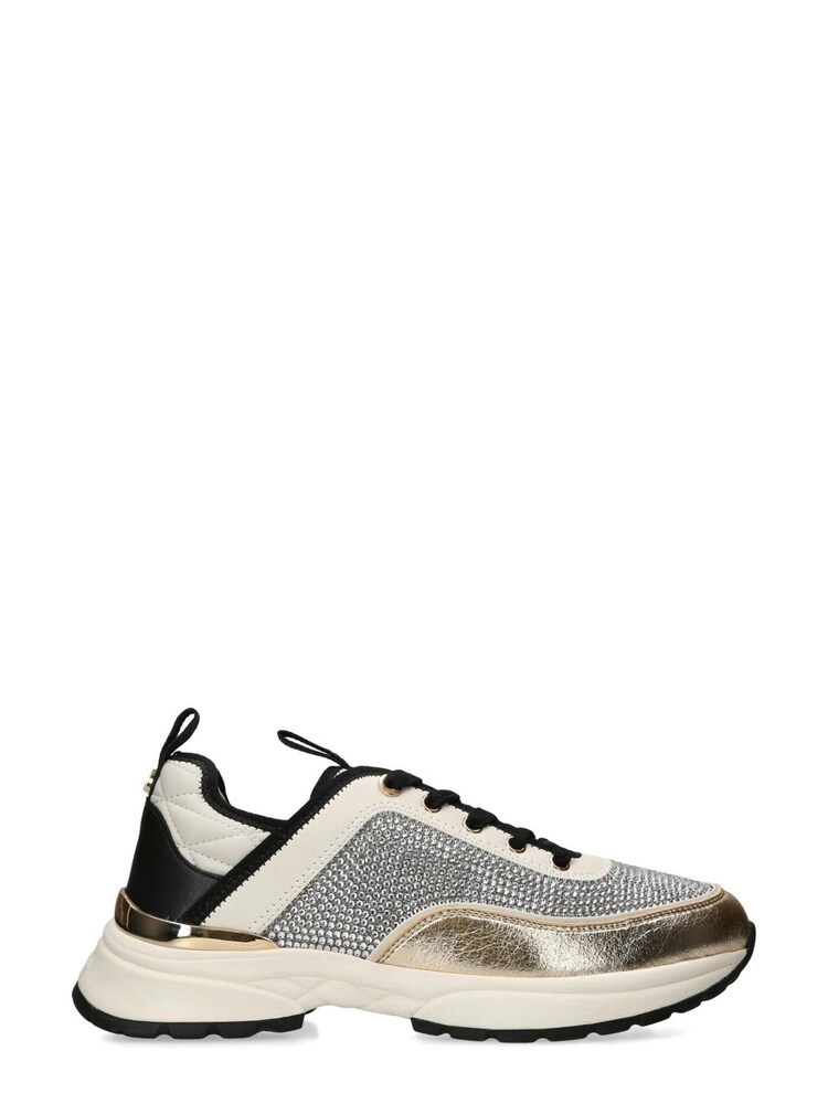 Carvela Elite Jewel Runner Gold Trainers - Image 2 of 3