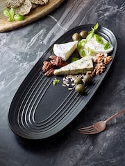Black Bronx Serve Platter - Image 1 of 3