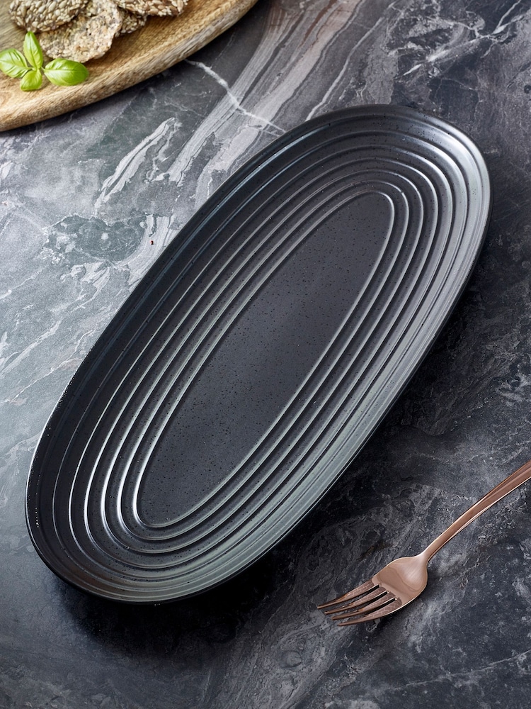 Black Bronx Serve Platter - Image 2 of 3