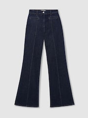 Dunkelblau - Reiss Claude Schlag-Jeans mit Biesen-Detail - Bild 2 von 7