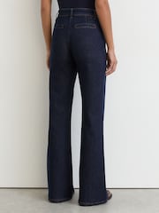 Dunkelblau - Reiss Claude Schlag-Jeans mit Biesen-Detail - Bild 3 von 7