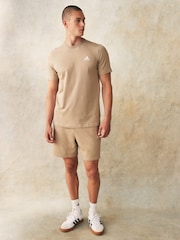adidas Pink Seasonal Essentials Melange Shorts - Image 2 of 6