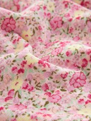 Laura Ashley Pink Long Sleeve Floral Cord Prom Dress - Image 9 of 10