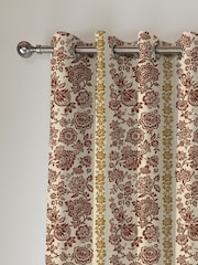 Laura Ashley Red Earlston Stripe Made To Measure Curtains - Image 1 of 10