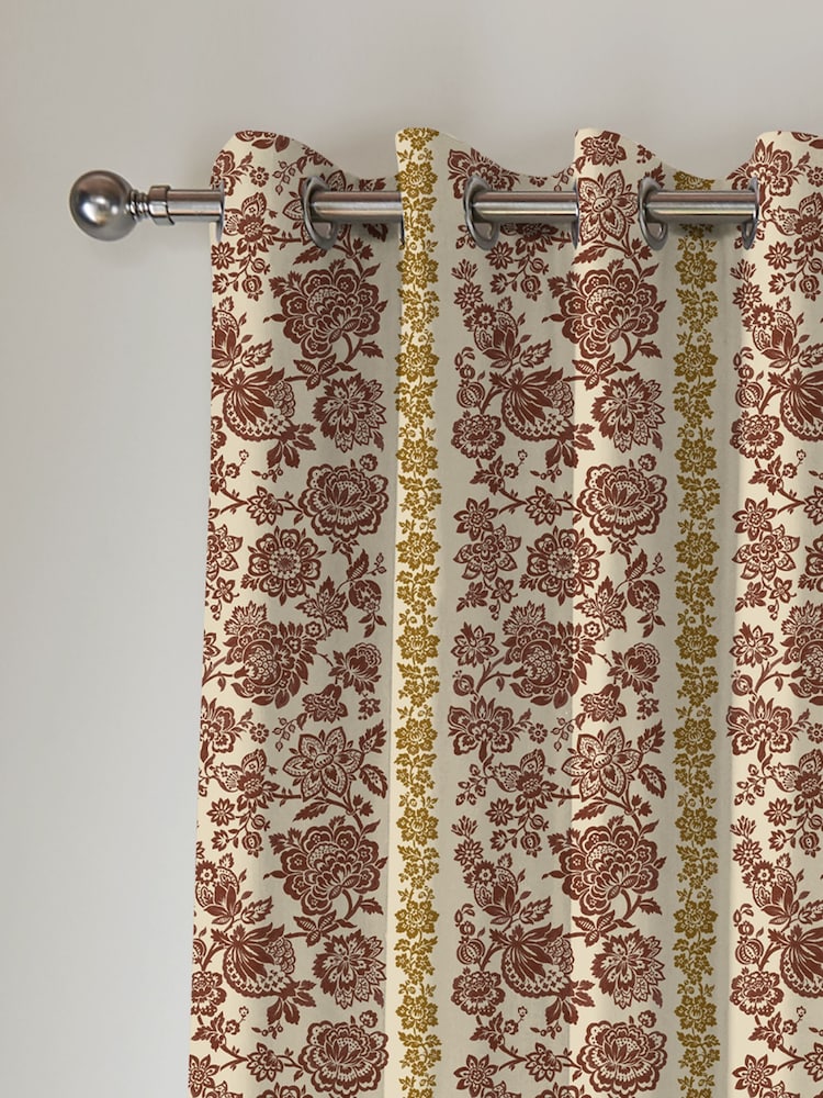 Laura Ashley Red Earlston Stripe Made To Measure Curtains - Image 1 of 10 Laura Ashley Red Earlston Stripe Made To Measure Curtains - Image 1 of 10