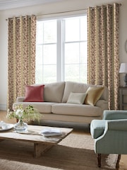 Laura Ashley Red Earlston Stripe Made To Measure Curtains - Image 5 of 10