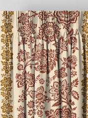 Laura Ashley Red Earlston Stripe Made To Measure Curtains - Image 6 of 10