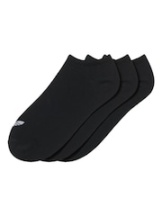 adidas Originals Black Chrome Trefoil Liner Socks 3 Pack - Image 1 of 6