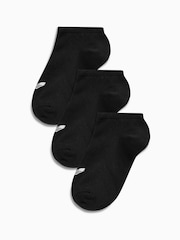 adidas Originals Black Chrome Trefoil Liner Socks 3 Pack - Image 2 of 6