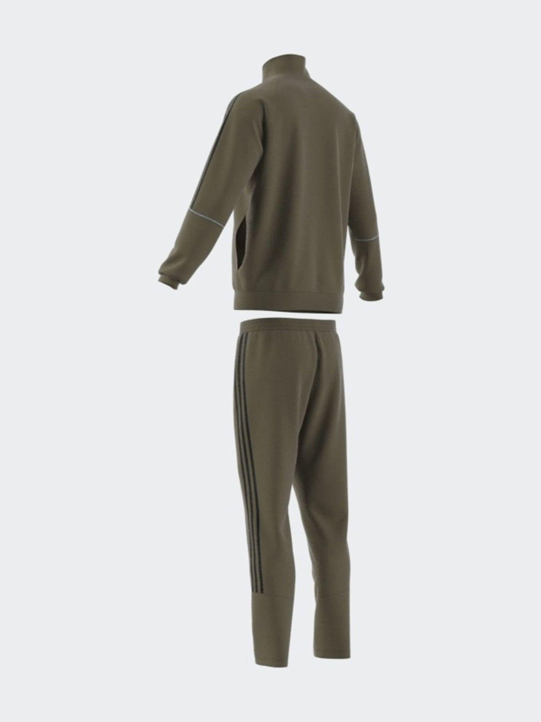 Green adidas jogging suit hot sale