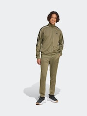 Зеленый - adidas adidas Sportswear 3-Stripes Doubleknit Track Suit - Image 3 of 13