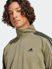 Зеленый - adidas adidas Sportswear 3-Stripes Doubleknit Track Suit - Image 5 of 13