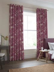 Laura Ashley Plum Pussy Willow Made To Measure Curtains - Image 5 of 10