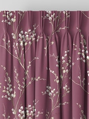 Laura Ashley Plum Pussy Willow Made To Measure Curtains - Image 6 of 10