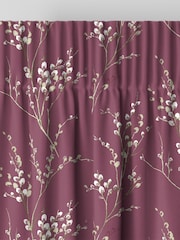 Laura Ashley Plum Pussy Willow Made To Measure Curtains - Image 7 of 10