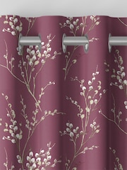 Laura Ashley Plum Pussy Willow Made To Measure Curtains - Image 8 of 10