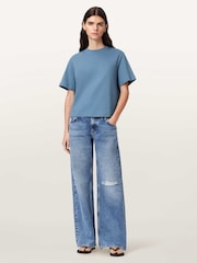 AllSaints Blue Tia Jeans - Image 2 of 7