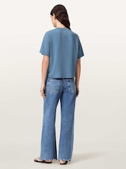 AllSaints Blue Tia Jeans - Image 6 of 7