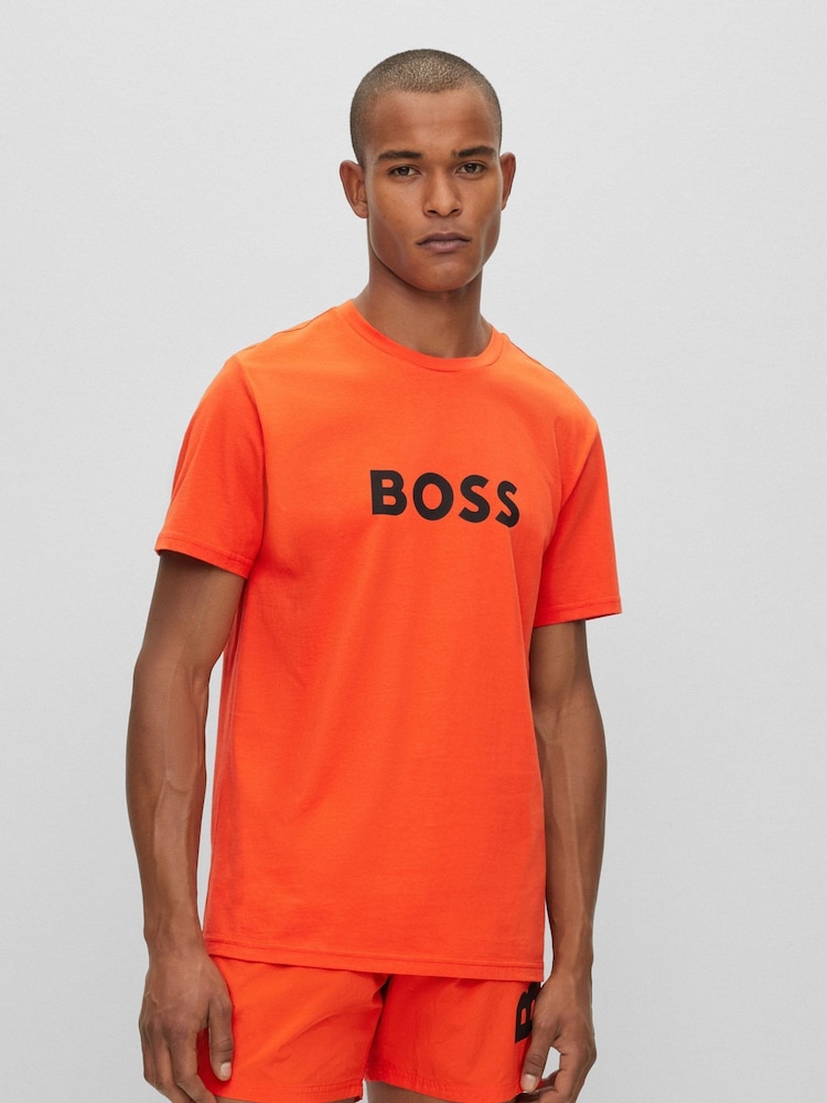 BOSS Orange Large Chest Logo T-Shirt - Image 1 of 3 BOSS Orange Large Chest Logo T-Shirt - Image 1 of 3
