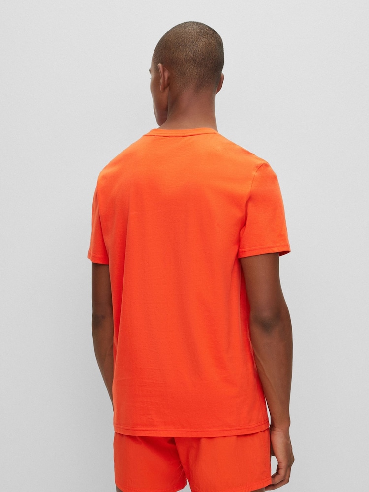 BOSS Orange Large Chest Logo T-Shirt - Image 2 of 3 BOSS Orange Large Chest Logo T-Shirt - Image 2 of 3