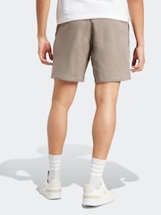 adidas Grey Seasonal Essentials Melange Shorts - Image 2 of 6