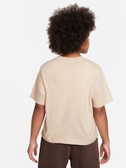 Nike Natural Oversized Essentials Boxy T-Shirt - Image 2 of 4