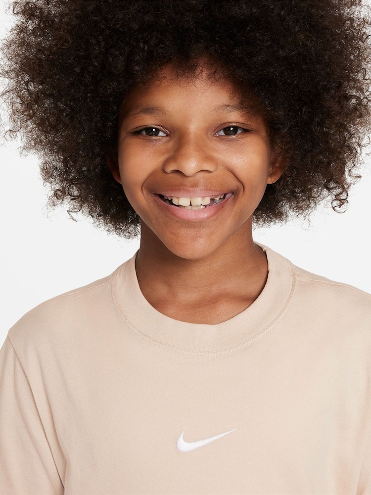 Nike Natural Oversized Essentials Boxy T-Shirt - Image 4 of 4