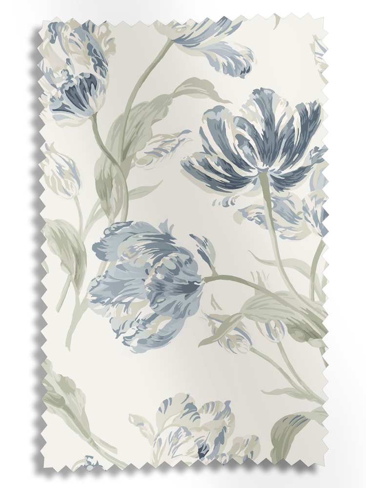 Laura Ashley Heritage Blue Gosford Made To Measure Curtains - Image 10 of 10