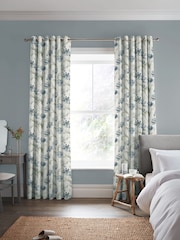 Laura Ashley Heritage Blue Gosford Made To Measure Curtains - Image 2 of 10