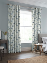 Laura Ashley Heritage Blue Gosford Made To Measure Curtains - Image 5 of 10