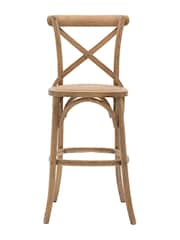 Gallery Home Natural Rattan Boston Stool Set of 2 - Image 1 of 5