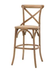 Gallery Home Natural Rattan Boston Stool Set of 2 - Image 5 of 5