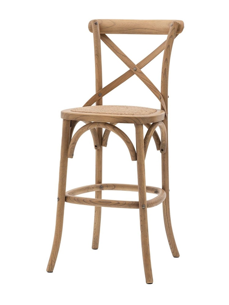Gallery Home Natural Rattan Boston Stool Set of 2 - Image 5 of 5