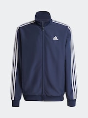 adidas Blue 3 Stripes Woven Tracksuit - Image 6 of 6