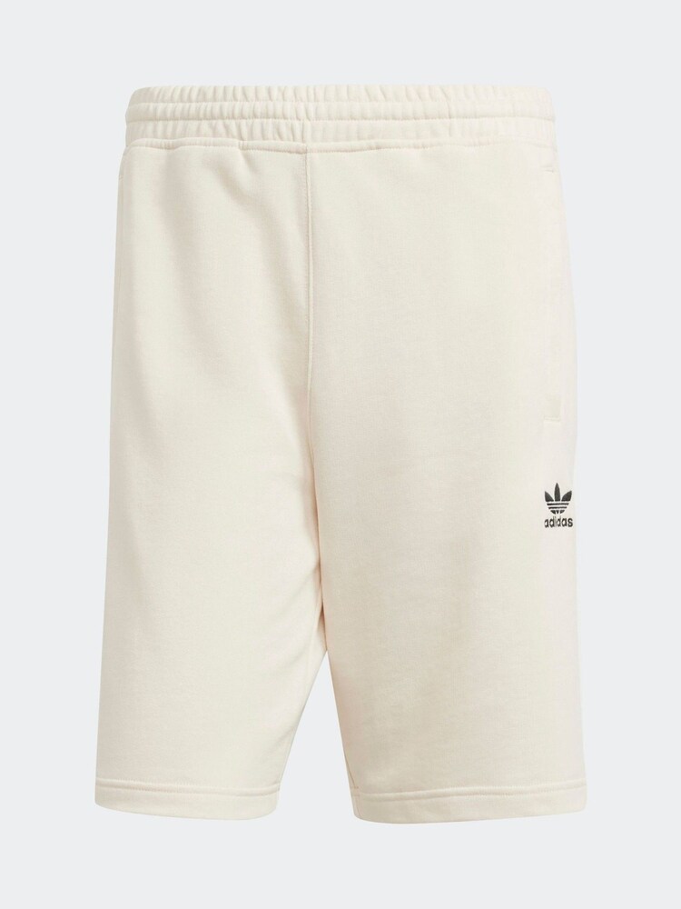Белый - Шорты из 100% хлопка с логотипом-трилистником adidas Orignal Essentials - Изображение 5 из 5