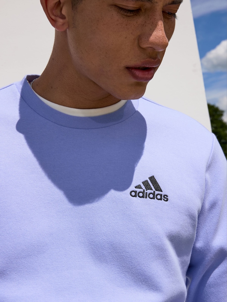 adidas Blue Feelcozy Sweatshirt - Image 5 of 5 adidas Blue Feelcozy Sweatshirt - Image 5 of 5