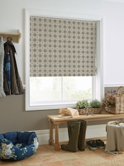 Laura Ashley Natural Hartley Check Made To Measure Roller Roller Blind - Image 2 of 6