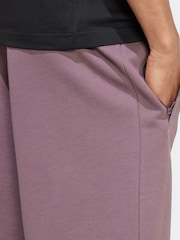 adidas Orignal Purple Essentials Trefoil 100% Cotton Shorts - Image 3 of 6
