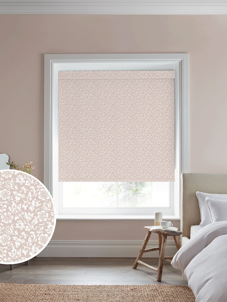 Laura Ashley Pink Sweet Alyssum Made To Measure Roller Roller Blind - Image 1 of 6 Laura Ashley Pink Sweet Alyssum Made To Measure Roller Roller Blind - Image 1 of 6