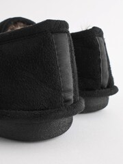 Black Closed Back Slippers - Image 5 of 5