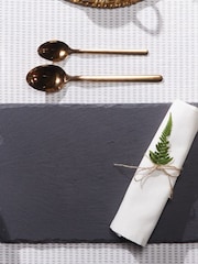 Black Set of 4 Slate Placemats - Image 1 of 3
