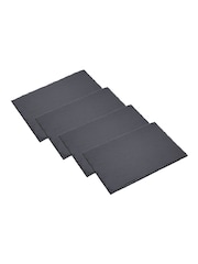 Black Set of 4 Slate Placemats - Image 3 of 3