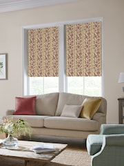 Laura Ashley Red Earlston Stripe Made To Measure Roller Roller Blind - Image 2 of 6