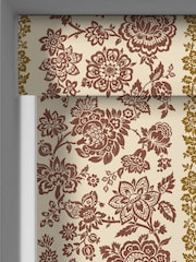 Laura Ashley Red Earlston Stripe Made To Measure Roller Roller Blind - Image 4 of 6