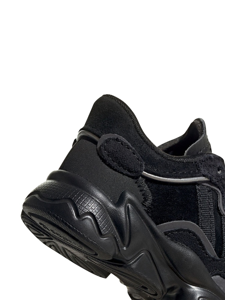 adidas Originals Black Ozweego Trainers - Image 10 of 10