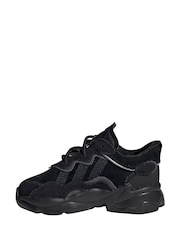 adidas Originals Black Ozweego Trainers - Image 2 of 10