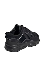 adidas Originals Black Ozweego Trainers - Image 4 of 10