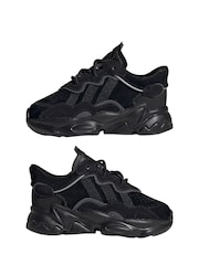 adidas Originals Black Ozweego Trainers - Image 5 of 10