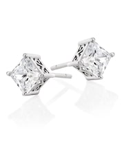 Beaverbrooks 9ct White Gold Cubic Zirconia Stud Earrings - Image 3 of 4